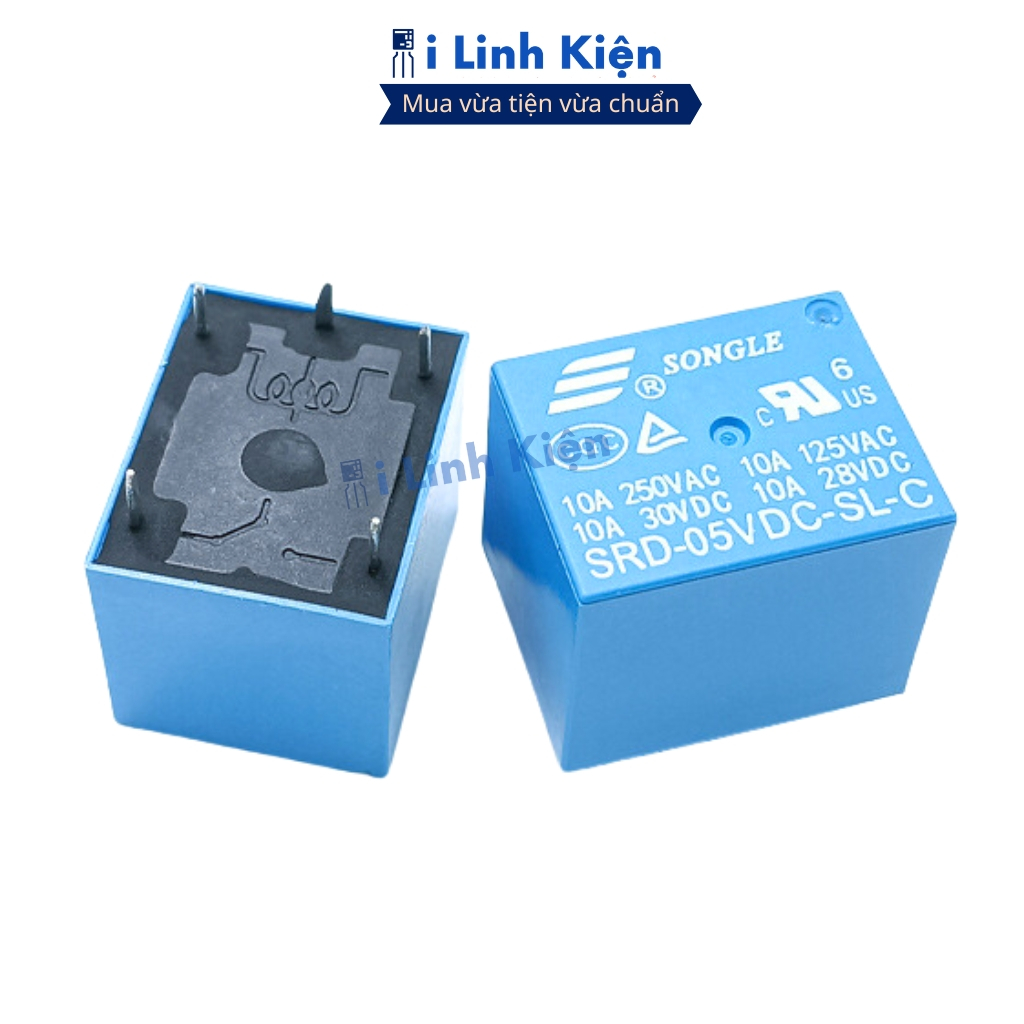 Relay 5 chân 24V 12V 9V 5V 3V Songle chất lượng cao ilinhkien.