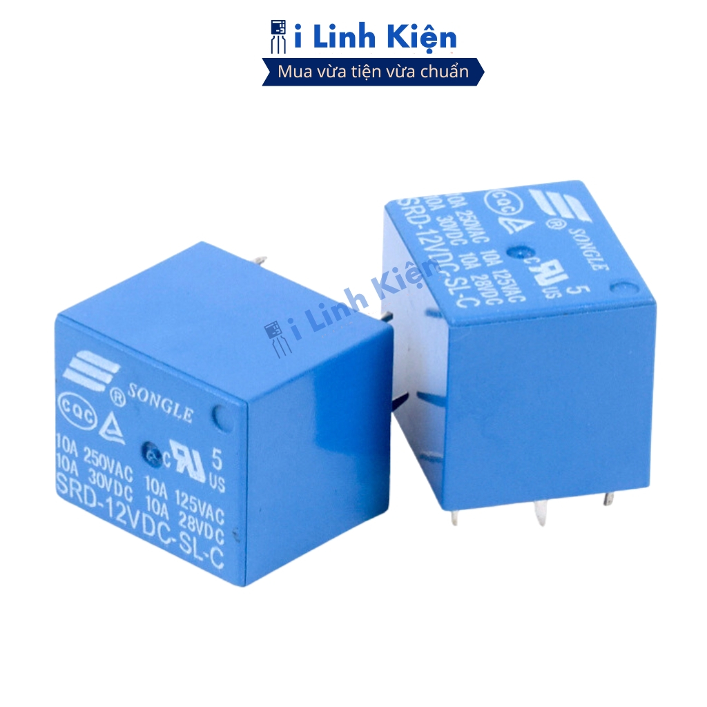Relay 5 chân 24V 12V 9V 5V 3V Songle chất lượng cao ilinhkien.