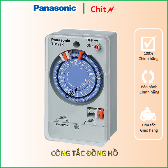 Công tắc đồng hồ hẹn giờ Timer cơ Panasonic Pana - Chít electric ...