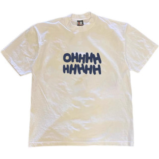 Áo Phông Cộc Tay Hè Form UNISEX Phối Chữ OHHHH Cá Tính, Áo Thun Chất Liệu Cotton Khô Mềm Mịn Thoáng Khí Thấm Hút Mồ Hôi