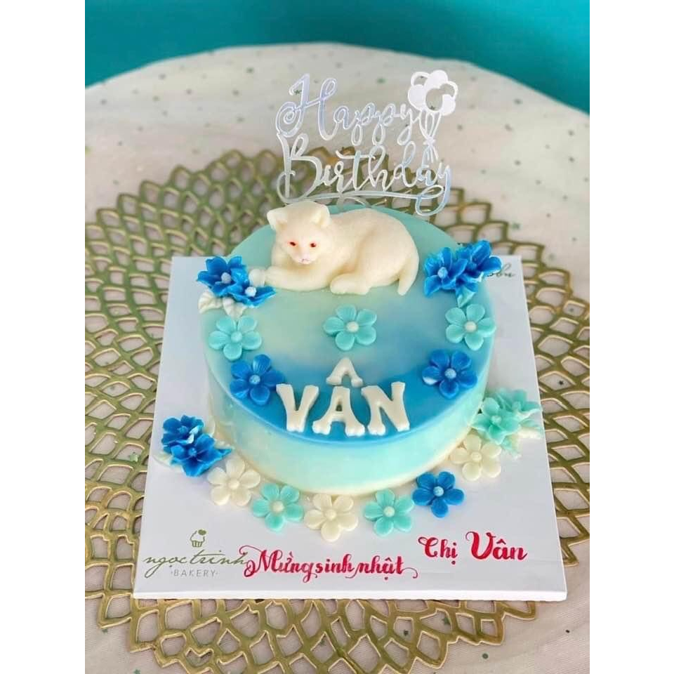 Khuôn chú mèo nằm mẫu 1