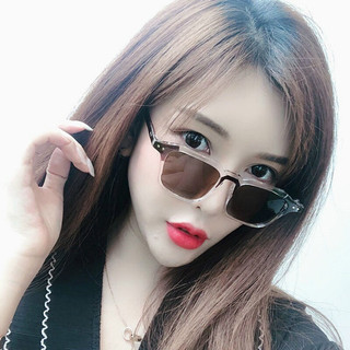 Kính mát thời trang nam nữ gọng vuông mắt kính chống tia UV phong cách Hàn Quốc đẹp giá rẻ 216