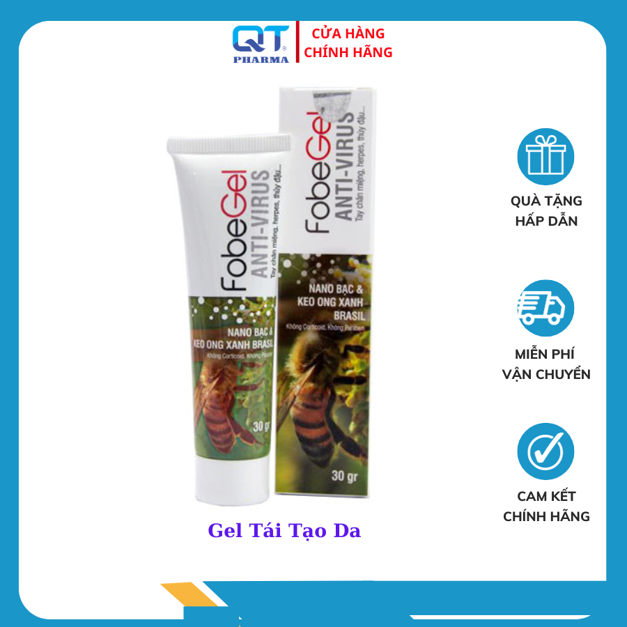 Gel Tái Tạo Da Fobe Anti Virus - Giúp Hỗ Trợ Làm Sạch,Tránh Hình Thành ...