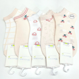 Vớ Tất Cotton Ngắn - Combo 5 Đôi Nhiều Mẫu Xinh Xắn Giá Ưu Đãi