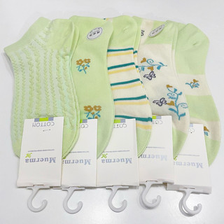 Vớ Tất Cotton Ngắn - Combo 5 Đôi Nhiều Mẫu Xinh Xắn Giá Ưu Đãi
