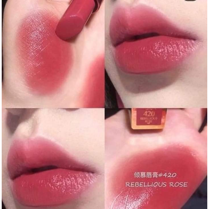 Son Estee Lauder Pure Color Envy 420 Rebellious Rose 3.5g | Shopee Việt Nam