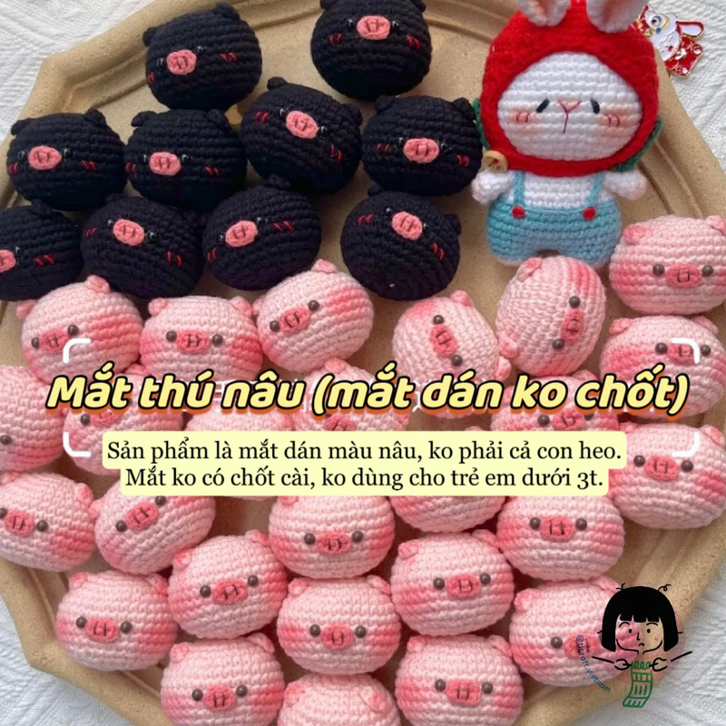 MẮT THÚ DÁN MÀU NÂU LOẠI BÓNG ĐẸP (KHÔNG CÓ CHỐT) | Shopee Việt Nam