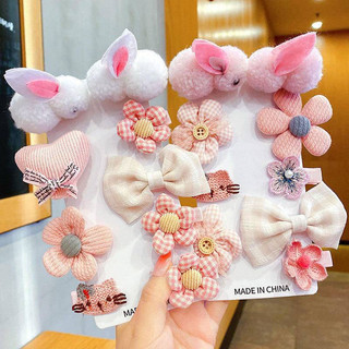 SET 9 Kẹp Tóc 2 Con Thỏ, Kẹp tóc đáng yêu dành cho bé gái dễ thương 🌸free ship🌸