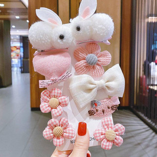 SET 9 Kẹp Tóc 2 Con Thỏ, Kẹp tóc đáng yêu dành cho bé gái dễ thương 🌸free ship🌸