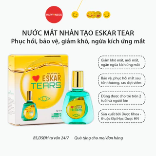 Nước mắt nhân tạo Eskar Tear – Thuốc nhỏ mắt giảm khô, bảo vệ và phục hồi mắt, giảm kích ứng mắt – Lọ 15ml