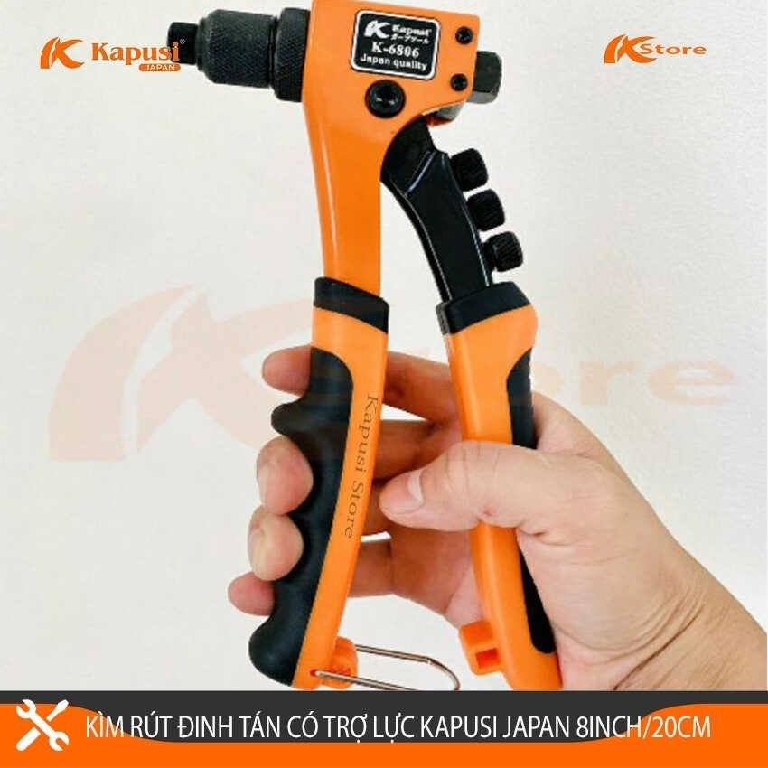 Kìm rút đinh tán kìm rút rive có nút chỉnh lực kapusi nhật bản 8inch ...