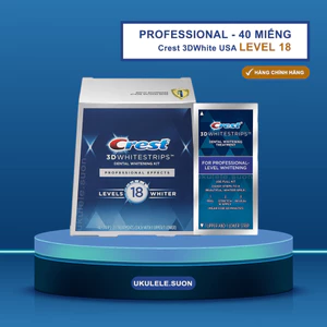 40 Miếng dán trắng răng CREST (20 gói Professional)