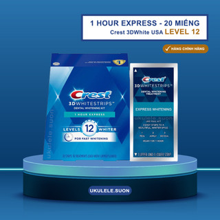 HỘP DÁN TRẮNG RĂNG CREST - 1 HOUR EXPRESS CHÍNH HÃNG USA
