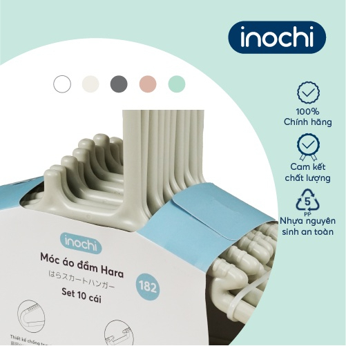 Móc áo đầm Inochi-Hara 182 (Set 10 móc)