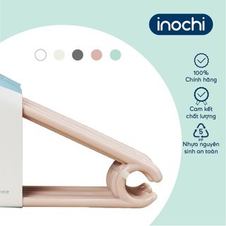 Móc áo chống trượt Inochi - Hara 186 (Set 10 móc), nhựa cao cấp, an toàn
