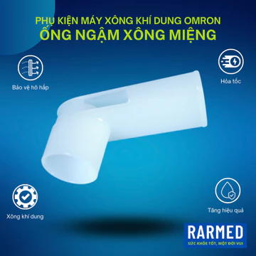 Phụ kiện ống ngậm PVC máy xông khí dung Omron / Cho nhiều máy