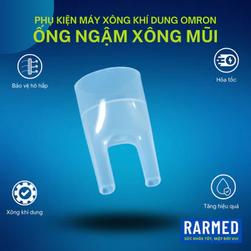 Phụ kiện ống xông mũi PVC cho máy xông khí dung Omron / Cho nhiều máy