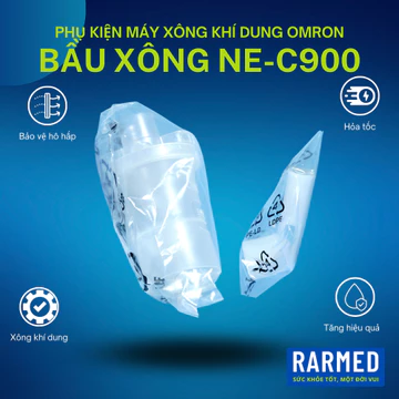 Phụ kiện máy xông khí dung Omron NE-C900 bầu xông khí dung, ống ngậm