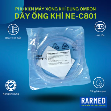 Phụ kiện dây ống dẫn khí máy xông khí dung Omron NE-C801 - 100cm