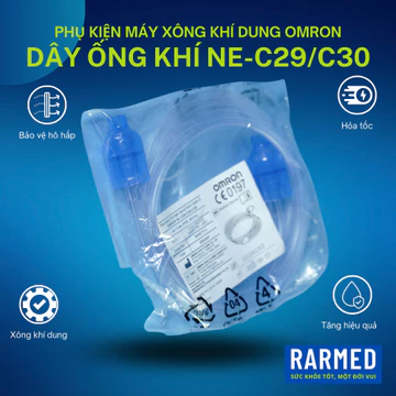 Phụ kiện dây ống dẫn khí máy xông khí dung Omron NE-C28/C29/C30 - 207cm