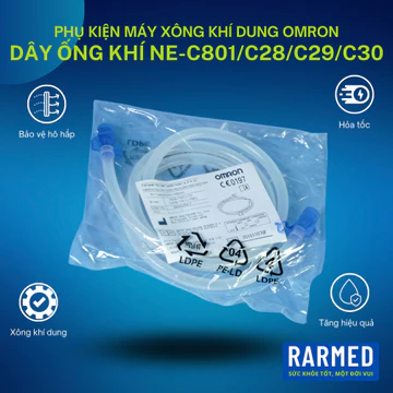 Phụ kiện dây ống dẫn khí máy xông khí dung Omron NE-C801/C28/C29/C30 - 100cm
