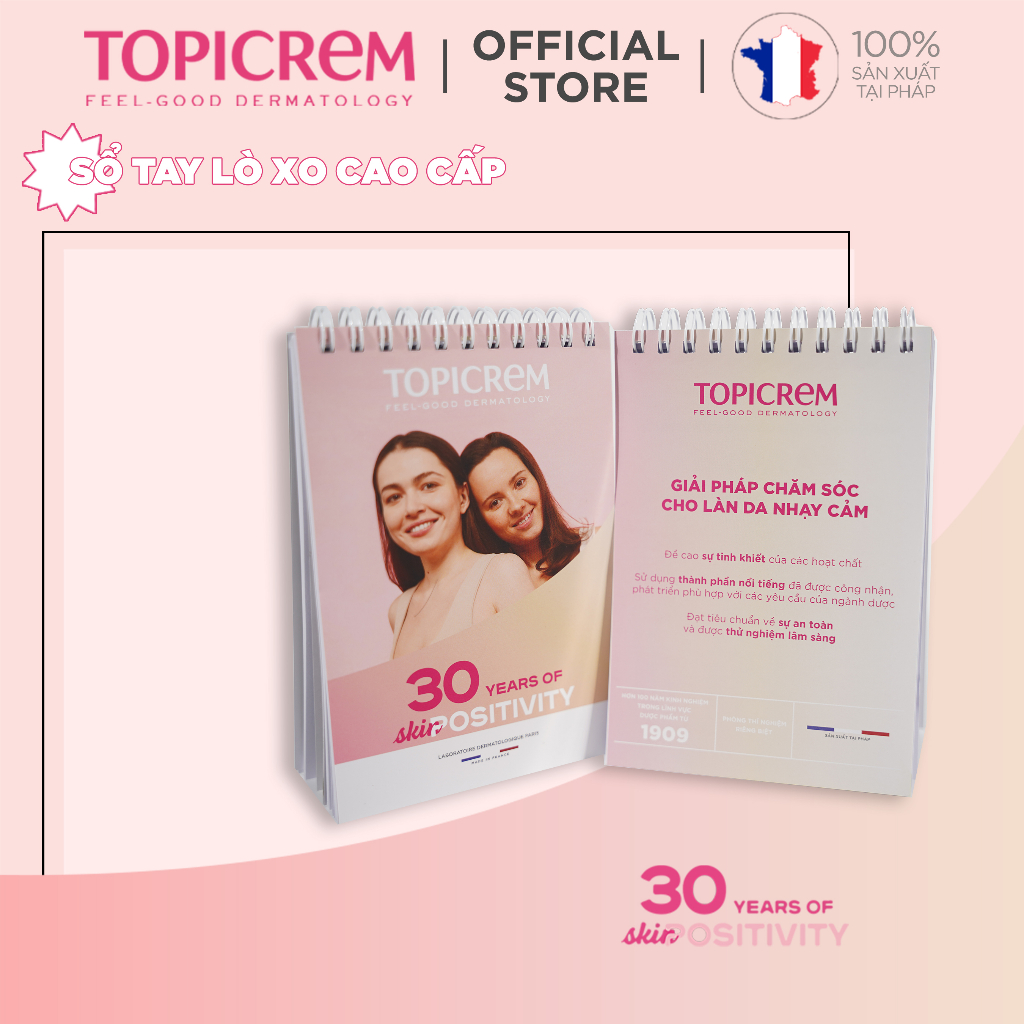 [QUÀ TẶNG] Số tay lò xo cao cấp TOPICREM