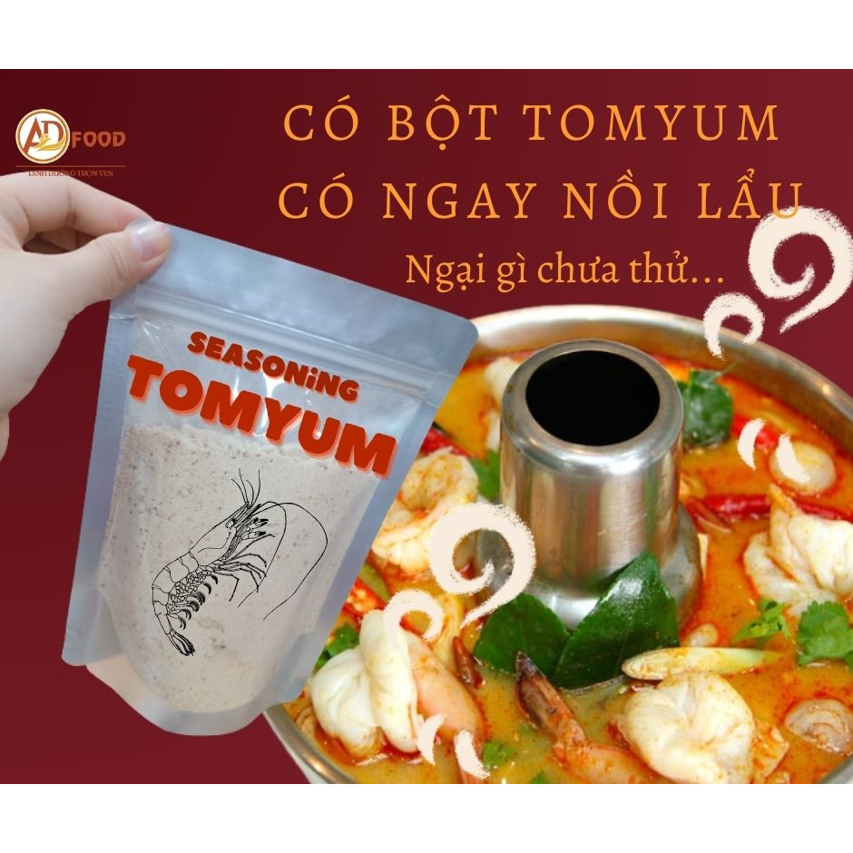 100g Bột gia vị Tomyum vị cay hấp dẫn, dùng làm gia vị trong nấu ăn