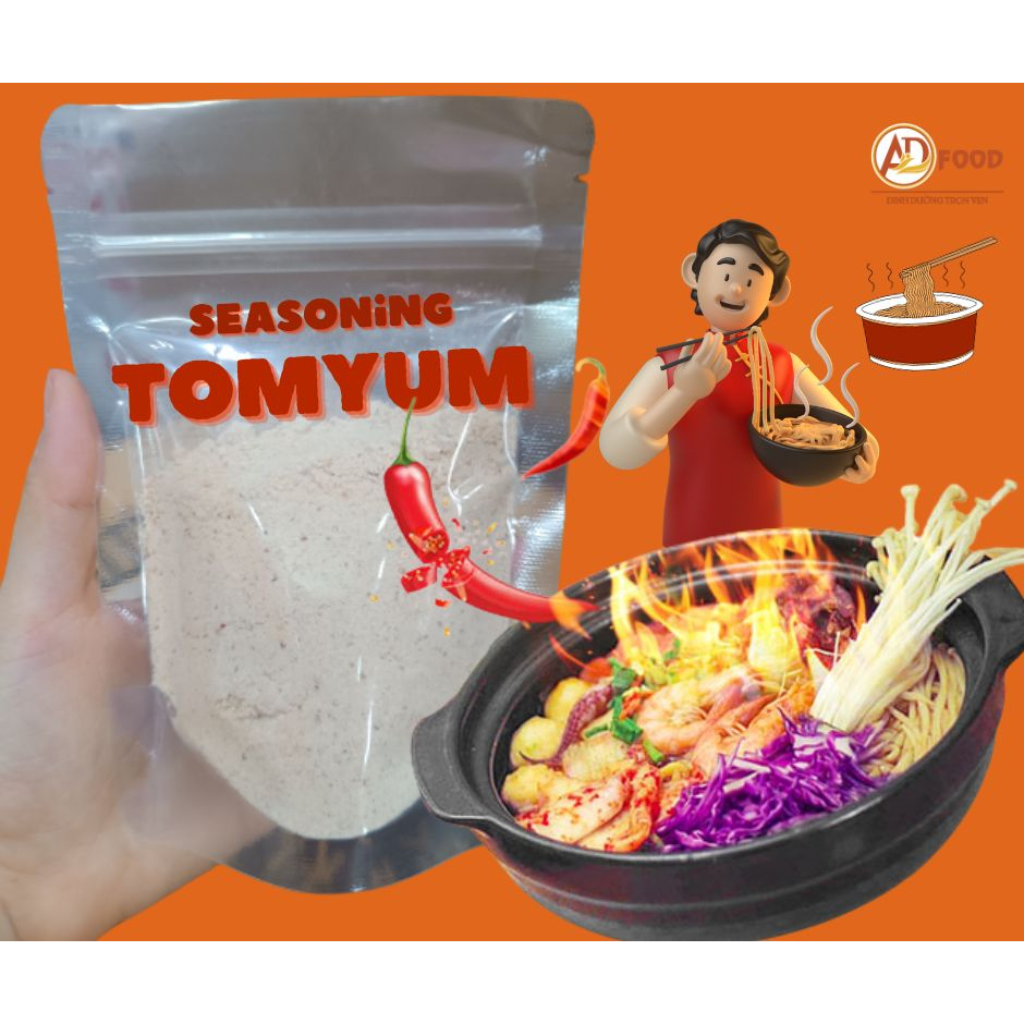 100g Bột gia vị Tomyum vị cay hấp dẫn, dùng làm gia vị trong nấu ăn