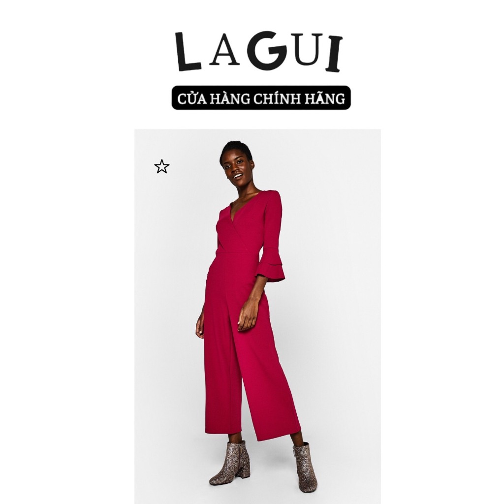 Bershka red jumpsuit hotsell