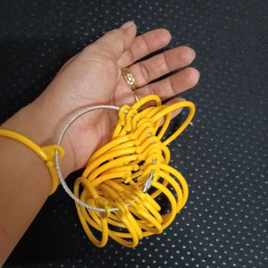 Xâu ni đo vòng tay cổ tay nhẫn đủ kích cỡ từ trẻ em đến người lớn, chất liệu bằng nhựa màu vàng cao cấp thợ bạc hay dùng