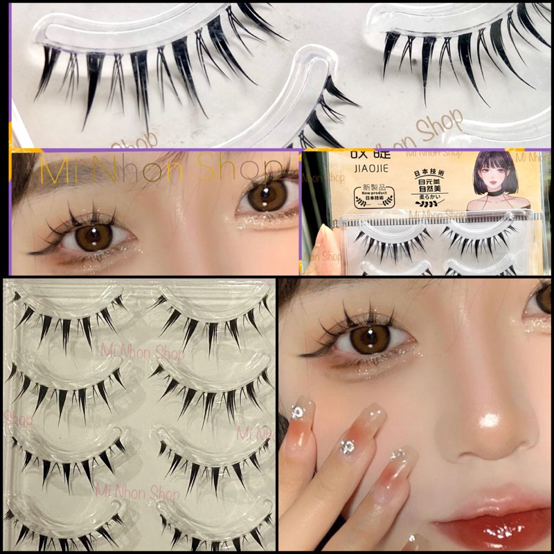 [MNS]{ 50 mẫu} Set 5 đôi lông mi giả kiểu Anime makeup búp bê siêu đẹp ...
