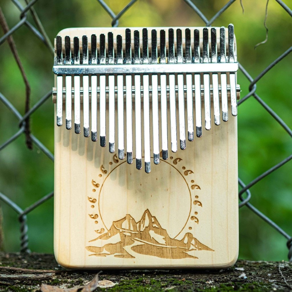 Đàn Kalimba 21 phím, kalimba trong suốt 21 phím - Tặng full phụ kiện