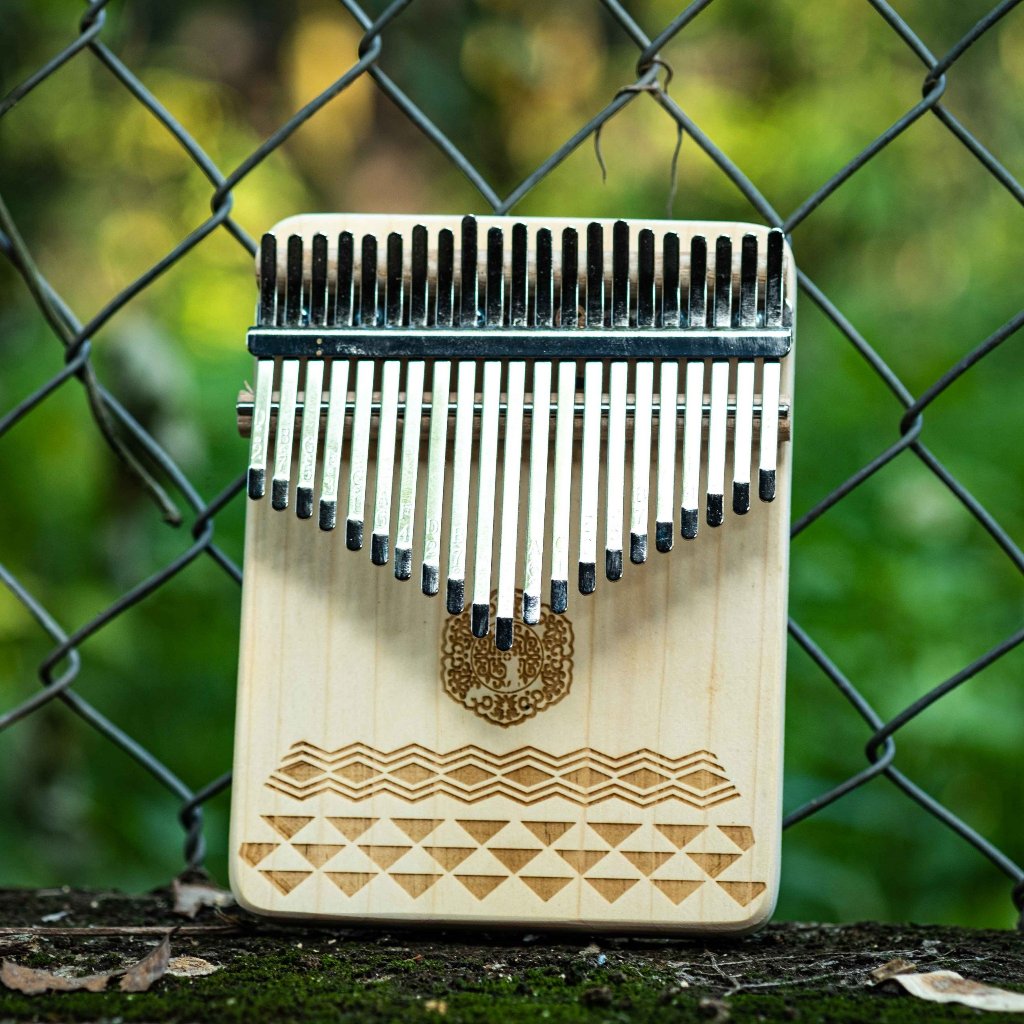 Đàn Kalimba 21 phím, kalimba trong suốt 21 phím - Tặng full phụ kiện