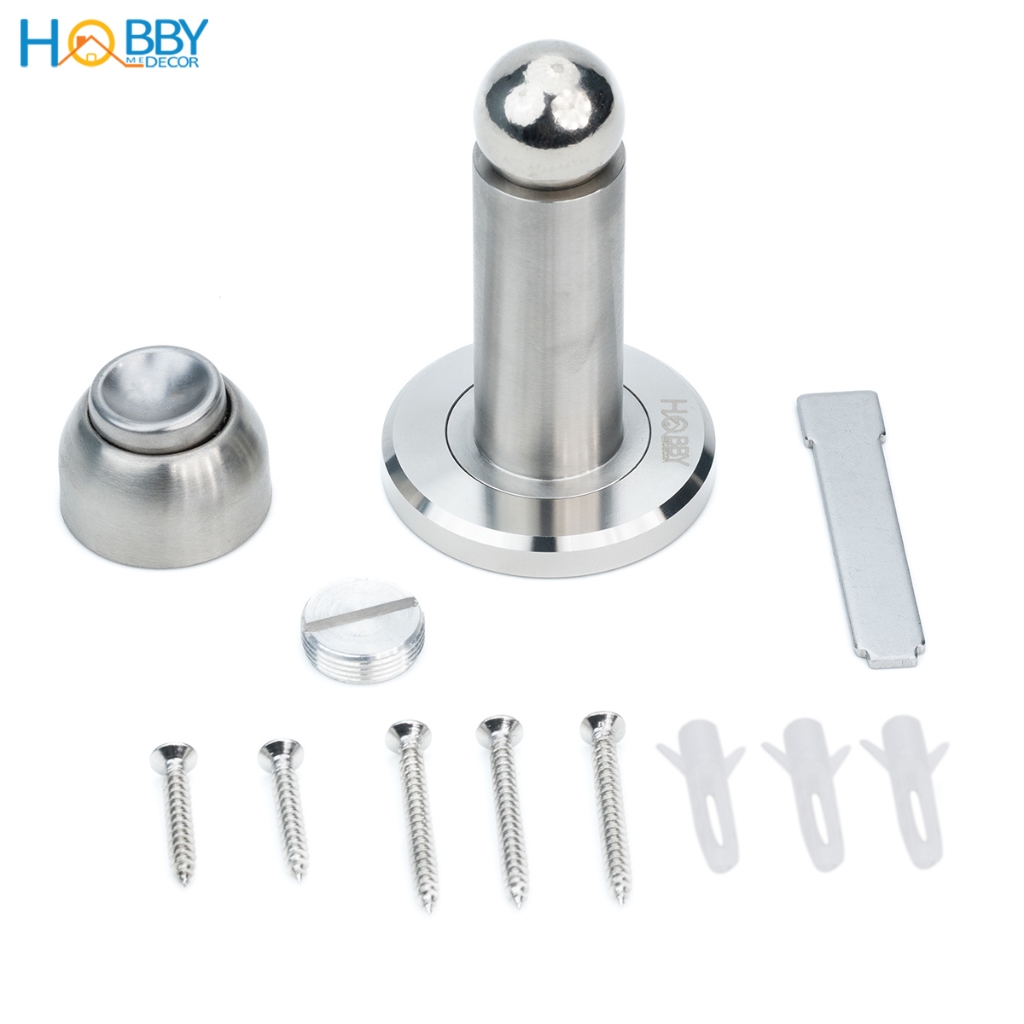 Bộ chặn cửa nam châm inox 304 điều chỉnh cao độ Hobby home decor CC11