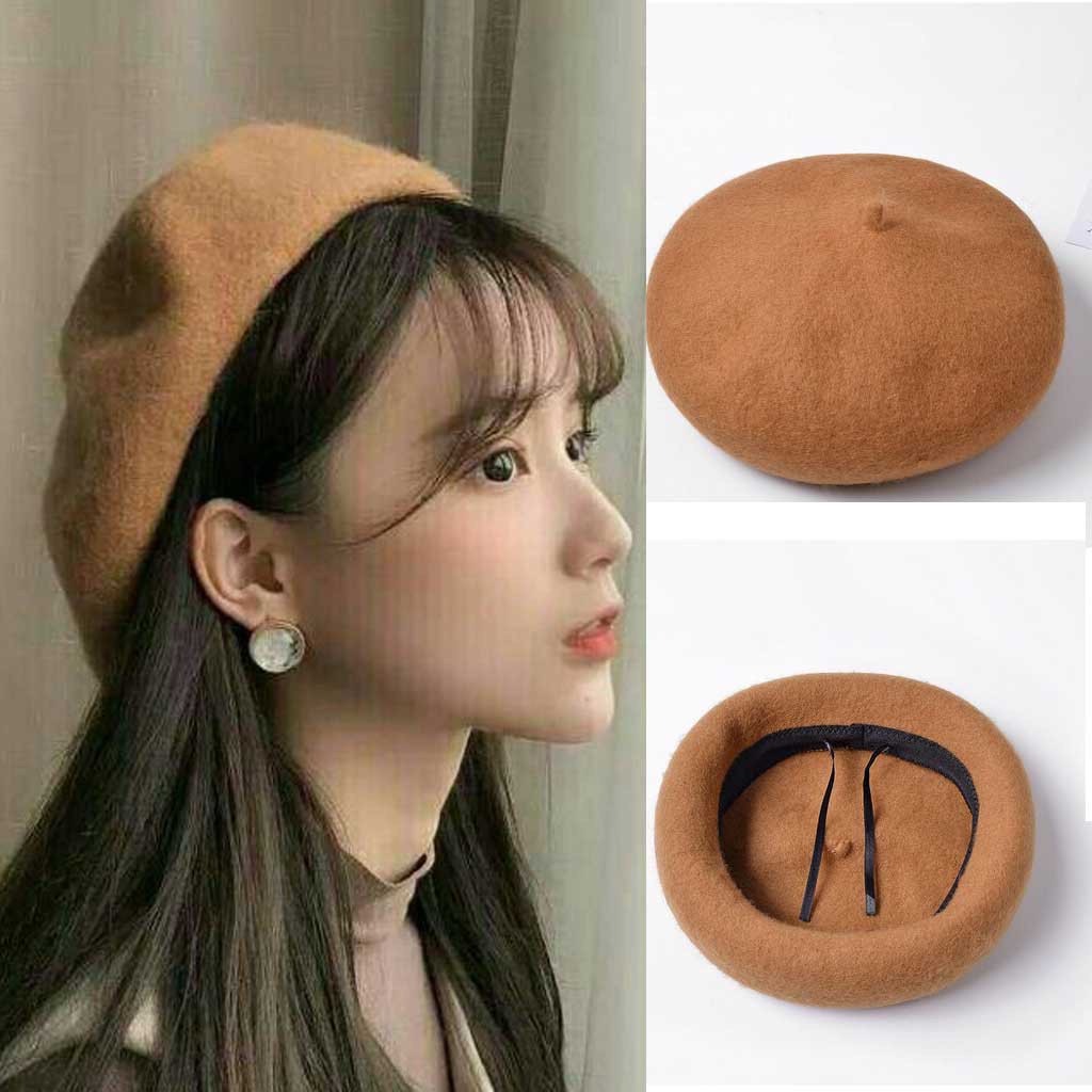 Mũ NỒI DẠ beanies unisex nam nữ mùa đông phungvyshop- Nón Họa Sĩ DẠ