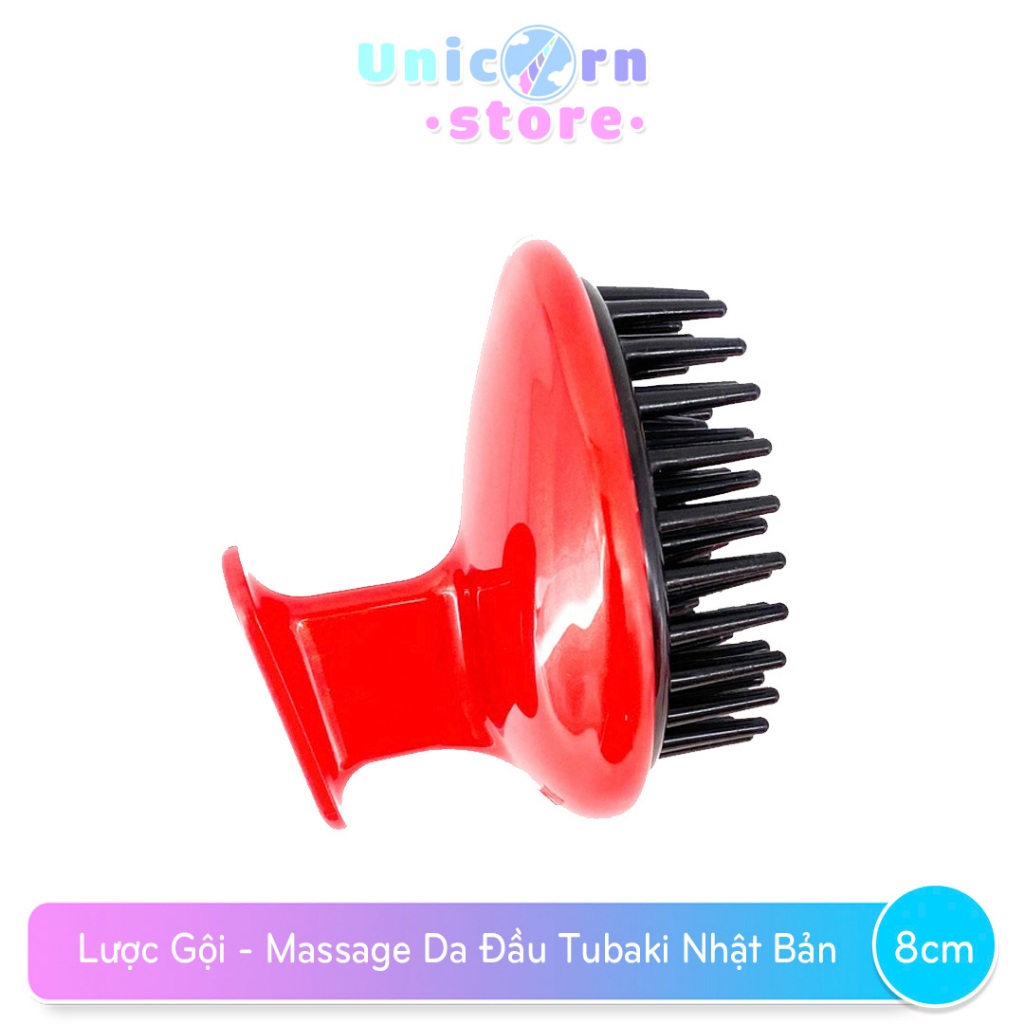 Lược Gội - Massage Da Đầu Tubaki Shampoo Brush Nhật Bản 8cm