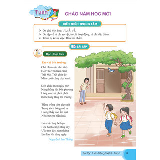 Sách - Bài Tập Tuần Tiếng Việt 3 - Biên Soạn Theo Chương Trình GDPT Mới - Cánh Diều - ndbooks