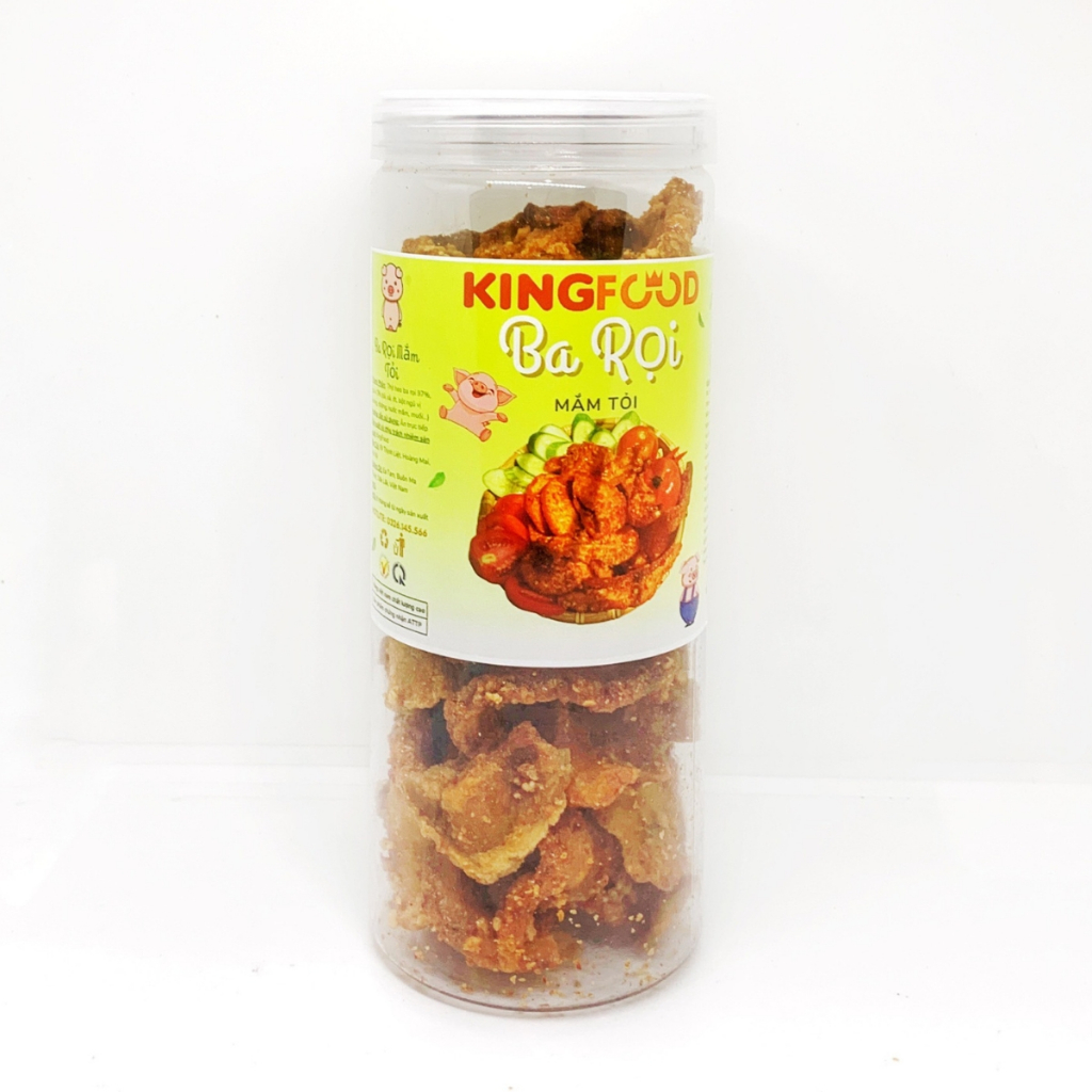 [ Hũ 400Gr ] Ba Rọi Mắm Tỏi KingFood