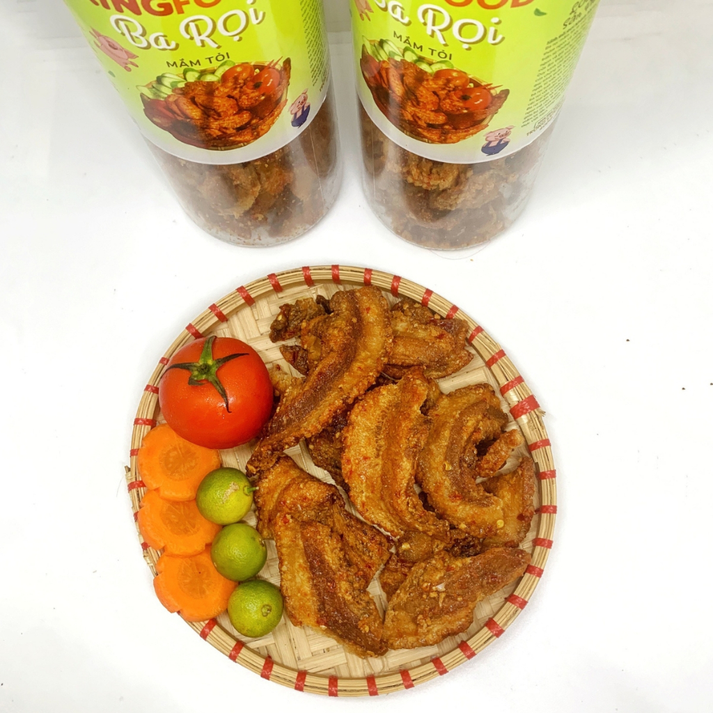 [ Hũ 400Gr ] Ba Rọi Mắm Tỏi KingFood
