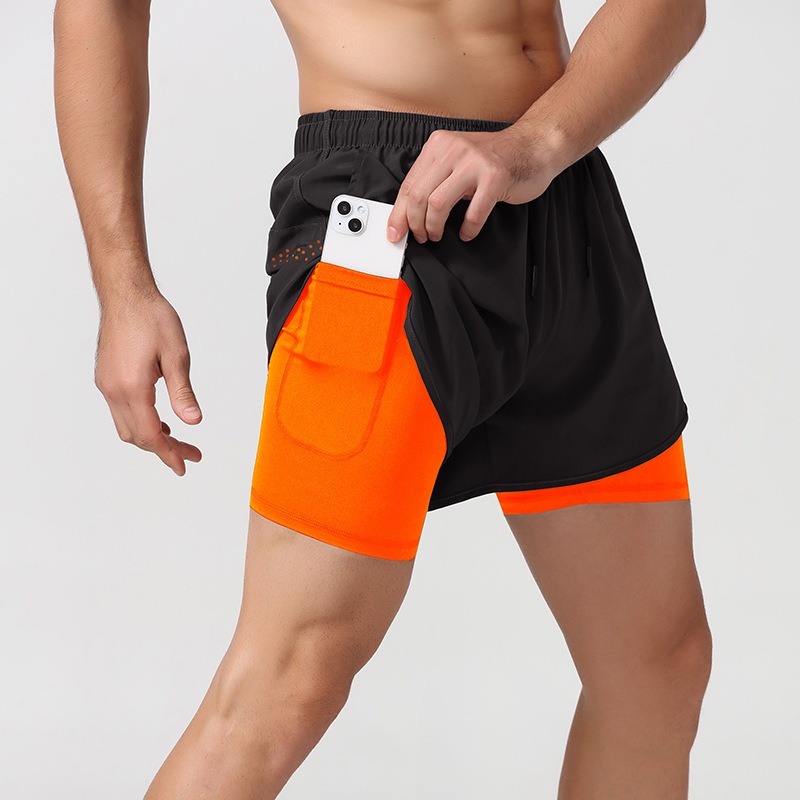 Ảnh Quần Chạy Bộ Nam Bảo Hành 12 Tháng Quần Thể Thao Nam Mỏng Thoáng Khí Có Túi Điện Thoại Cleacco DK22001 Boro Sport 4