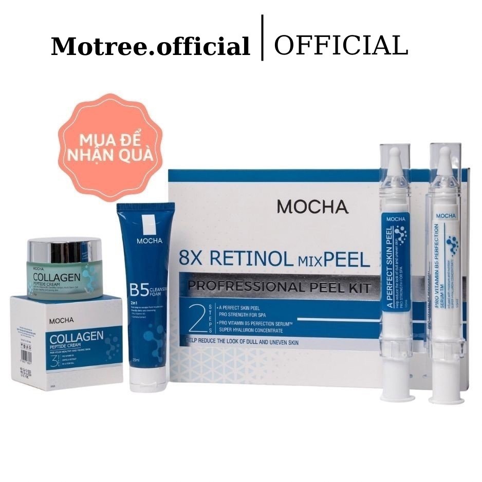 Ảnh Bộ Sản Phẩm Peel Da Tại Nhà Mocha - Vừa Peel, Vừa Phục Hồi, Vừa Tái Tạo tặng quà 1
