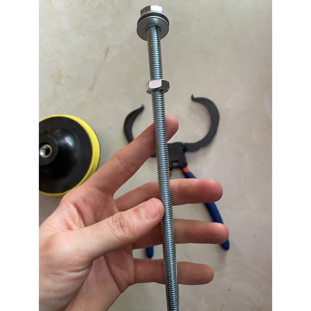 Kìm mở đai máy giặt cửa ngang + đồ chế đầu bịt bi phớt