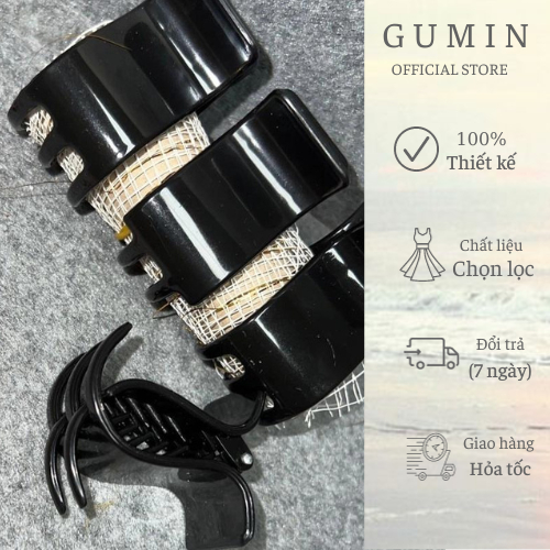 Set kẹp càng cua GUMIN 12 kẹp 5 năng Nâu Đen cao cấp