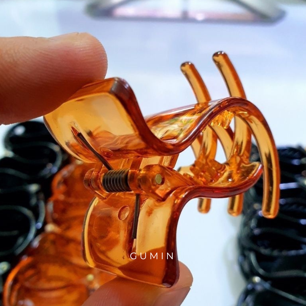 Set kẹp càng cua GUMIN 12 kẹp 5 năng Nâu Đen cao cấp