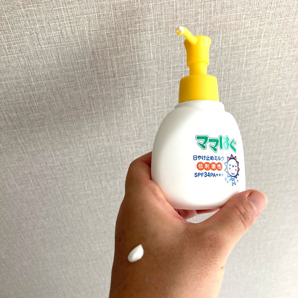HÀNG NHẬT Kem Chống Nắng Dành Cho Kid Mama Hug SPF34 PA+++ 100g, Bảo Vệ Làn  Da Của Con Bạn Khỏi Tia UV | Shopee Việt Nam