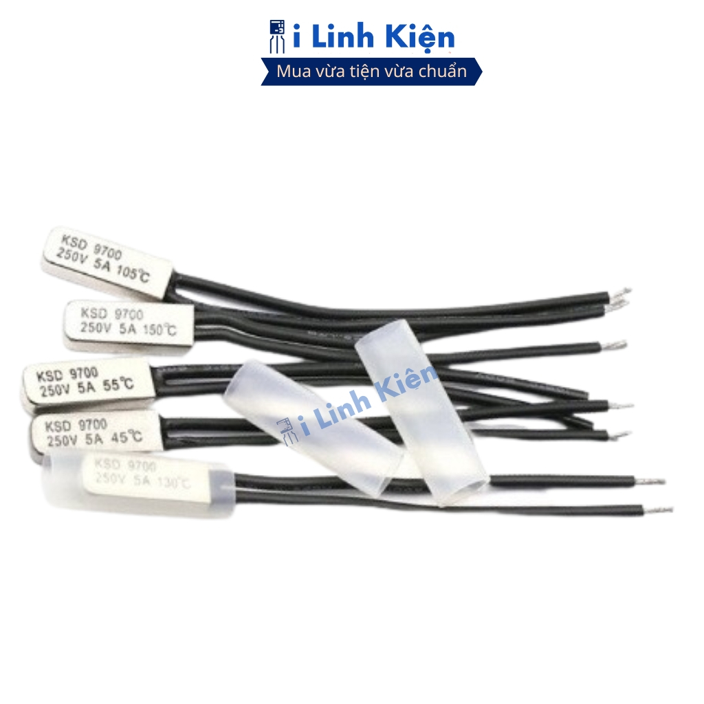 Relay nhiệt KSD9700 85 độ thường đóng 5A 250V chất lượng ilinhkien