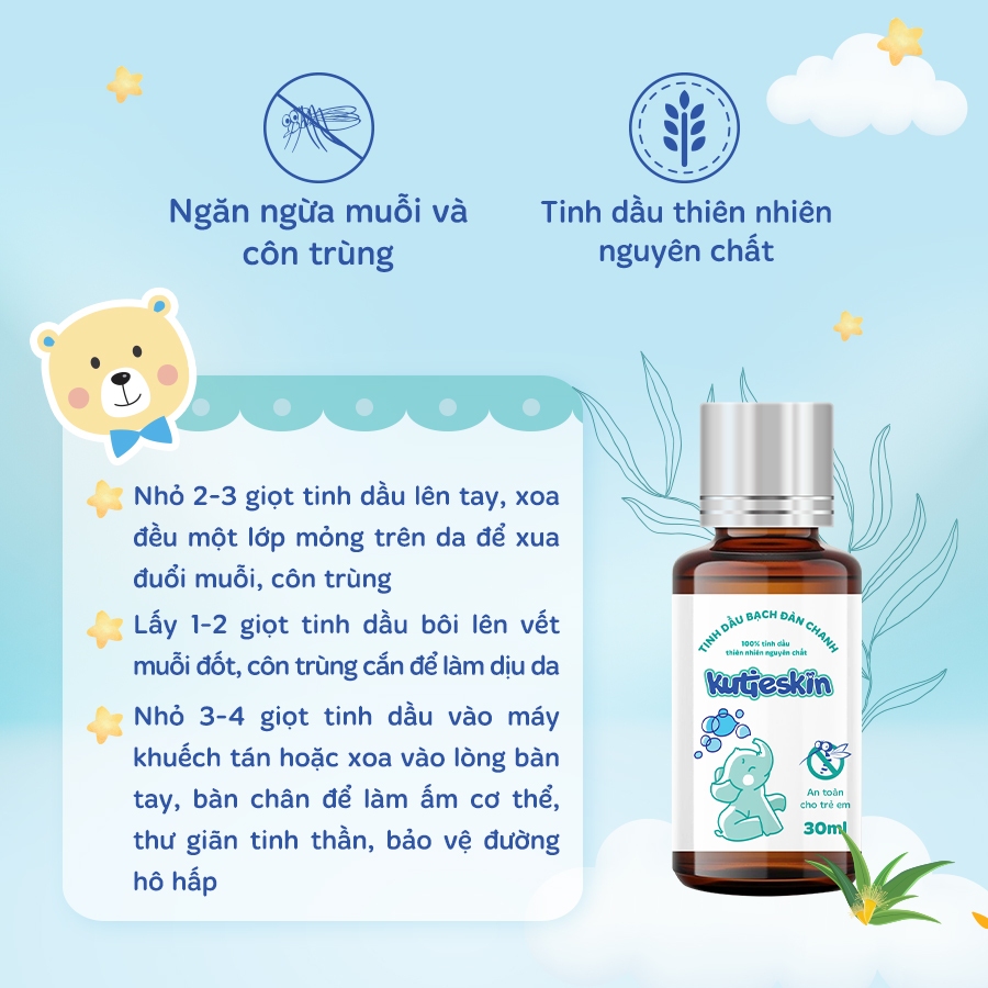 Ảnh Tinh dầu bạch đàn chanh Kutieskin 30ml - BDC02 4
