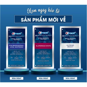 Miếng dán trắng răng CREST 3D WHITE