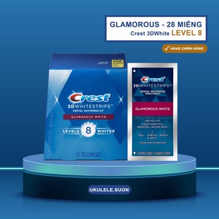 Liệu Trình 7 Ngày - Miếng Dán Trắng Răng CREST (7 Gói-14 Miếng) CHÍNH HÃNG - DATE MỚI