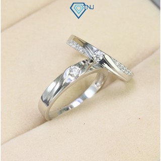 925 Silver Engagement Ring, engravable by Trường Nhung Jewelry - TNJ